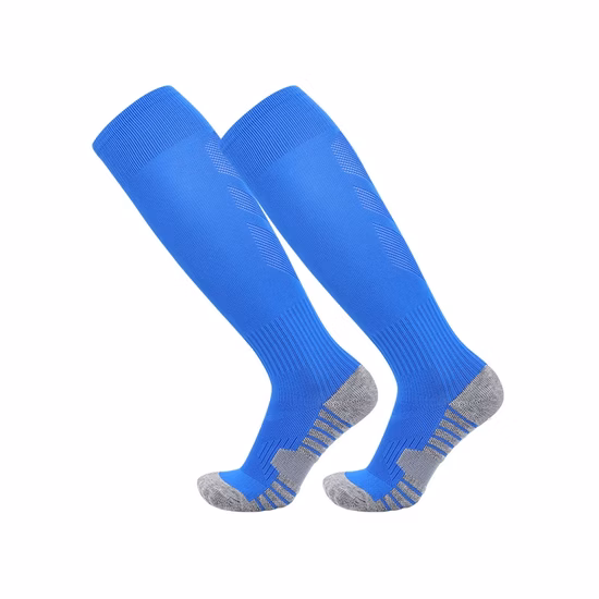 Manufacturers Wholesale Thickened Towel Bottom Football Long Anti Slip Stockings Comfortable Soccer Football Grip Sports Socks