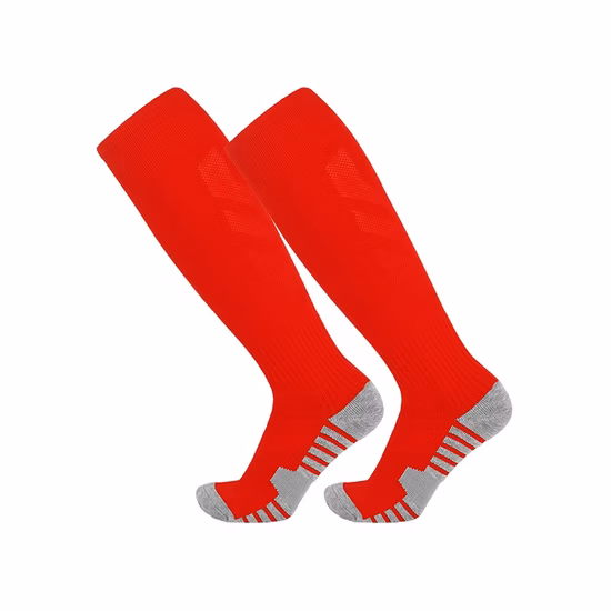 Manufacturers Wholesale Thickened Towel Bottom Football Long Anti Slip Stockings Comfortable Soccer Football Grip Sports Socks